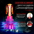 thumbnail image 4 of For 2007-2013 Acura MDX - 8PCS Front LED HID Headlights Daytime Fog Light Bulbs, 4 of 13