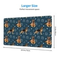 thumbnail image 2 of Naloa German Shepherd Dog Gaming Mouse Pad Large Mouse Mat Long Extended Desk Pad Non-Slip Rubber Mice Pads Stitched Edges Thin Pad (16x29.5 Inch), 2 of 8