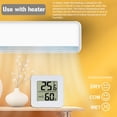 thumbnail image 4 of 1/2/4 Uds relojes de estación meteorológica LCD Digital de alta precisión para invernadero interior, 4 of 9