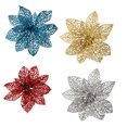 thumbnail image 5 of Adornos navideños Flor navideña de plástico 8cm Flor navideña Corona navideña Accesorios, 5 of 5