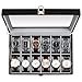 thumbnail image 3 of GUKA Watch Box, 12 Slot Watch Case with Large Real Glass Lid, Watch Organizer with Removable Watch Pillow, Black Synthetic Leather Watch Display, Black, 3 of 4