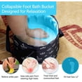 thumbnail image 3 of Cubo plegable para remojar los pies, bañera portátil de viaje para pies, lavabo portátil para remojar los pies, remojo de Spa para pies, 3 of 5