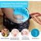thumbnail image 3 of Cubo plegable para remojar los pies, bañera portátil de viaje para pies, lavabo portátil para remojar los pies, remojo de Spa para pies, 3 of 5