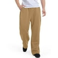 thumbnail image 2 of Baggy Sweatpants Men - Men's Tall Cotton Sweatpants, Long Yoga Pants, Athletic Lounge Pants with Pockets Earthy Yellow 2XL, 2 of 5