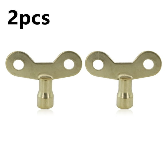 WinWay 2Pcs Faucet Key Radiator Plumbing Bleed Bleeding Key Solid Iron for Venting Air Valve Bleeding Air Special Lock Switch Parts