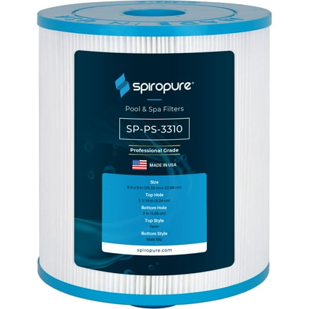 SpiroPure Replacement for Pleatco PCS50N Unicel C-8450 Filbur FC-3310 Maax 100593 Coleman 3301-2261 Hot Tub Spa Pool Replacement Cartridge