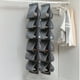 thumbnail image 4 of Organizador de Zapatos Colgante de 12 Bolsillos para Armario | Perchero Giratorio con Ganchos para Zapatos y Ropa de Hombre | Zapatero de Viaje Compacto (Negro/Gris/Beige), 4 of 6