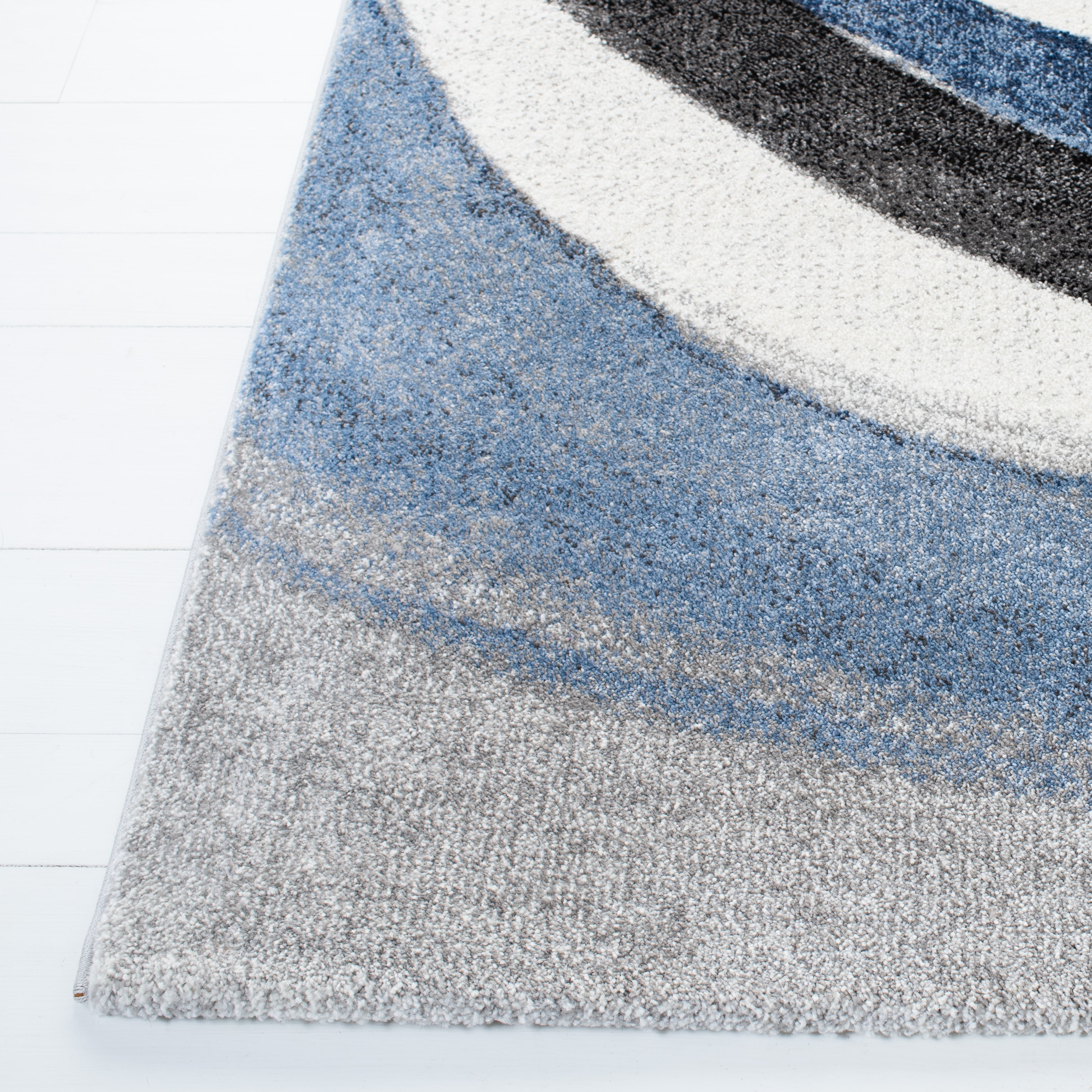 Safavieh Hollywood Dalton Abstract Area Rug, Gray/Blue, 10'6" x 14'