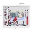 thumbnail image 2 of Christmas Led Window Wall Art Cardinal And Church, 2 of 4