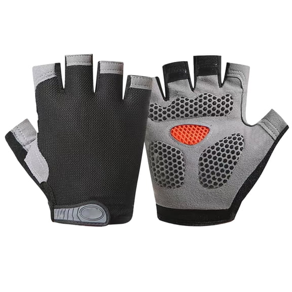 Cycling Gloves Half Finger, GEL Padded Anti-Slip Breathable Bike Gloves for Men Women, S-XL, 3 Colors