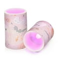 thumbnail image 7 of Yayeee Flameless Candles with Remote Flickering Battery Operated Multi Color Changing, Halloween Ghosts, 7 of 7