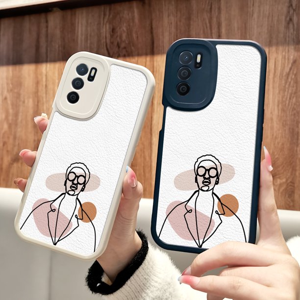Proteja su iPhone con estilo con una exclusiva funda plateada mate con diseño de dibujos animados
