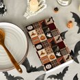 thumbnail image 2 of Sm:)e Patchwork Ghost Pumpkin Bat Cat Halloween Dish Towels Set of 2, 18x26 Inch, Seasonal Holiday Hand Towels for Kitchen and Dining Table, 2 of 6