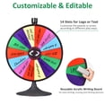 thumbnail image 4 of WinSpin 24" Prize Wheel Tabletop Floor Stand Spinning Game Brochure Holder, 4 of 9