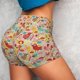 thumbnail image 4 of Fotbe Colorful Chicken Shorts Sin Costuras – Shorts Deportivos de Cintura Alta para Mujer, Elásticos para Gimnasio, Yoga, Running o Ciclismo-Medium, 4 of 8