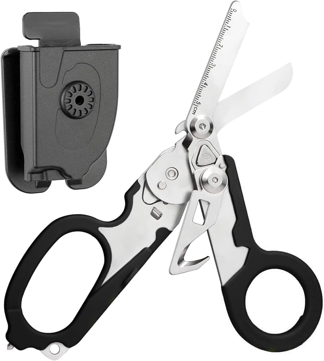 Trauma Shears,6 in-1 Emergency Response Shears with Protective Sheath,Medical Scissors Trauma Scissors for Outdoor Camping Rescue