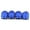 Blue, variant on VANLOFE 4x Aluminum Bullet Car Truck Air Port Cover Tire Rim Wheel Stem Caps