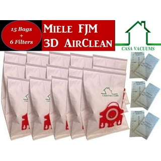 LOT OF 2 Miele HyClean 3D Efficiency FJM Vacuum Cleaner Bags - Pack of 4  (J2100)
