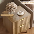 thumbnail image 4 of YouTrend Nightstands Set of 2 with 2 Drawers,Beside Table with Fluted Design ,End Table with Solid Wood Legs for bedroom, 4 of 9