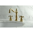 thumbnail image 7 of Kingston Brass KS1977TX 8 in. Widespread Bathroom Faucet, Brushed Brass, 7 of 7