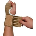 thumbnail image 4 of SURJDE 2PCS Elastic Wrist Support Carpal Tunnel Brace Wrist Adjustable Compression Strap Wrist Support for Carpal Tunnel Tendonitis Wrist (Khaki, One Size), 4 of 5