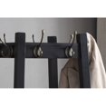 thumbnail image 4 of Vassen Coat Rack w/ 3-Tier Storage Shelves in Black Finish, 4 of 6