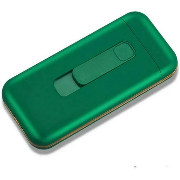 SunTime Cigarette Case with Lighter Cigarettes Box Portable Pack 20pcs 100's Slim Cigarettes USB Lighters 2 in 1 Rechargeable Flameless Windproof Electric Lighter