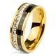 thumbnail image 1 of Minnieouse Anillo Titanio Aceros Joyería Moda Carburo Carbón Boda Encanto Pareja Fibra Simple Personalidad Encantador Dorado Type3 NO3, 1 of 6