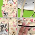 thumbnail image 5 of Garden Tool Bag,Yorkie Dog and Flower Florals Garden Tool Organizer,Garden Gifts,Waterproof Multi-Pocket Garden Tool Storage 11.8x5.5x11.4 Inch(Tools NOT Included), 5 of 6