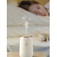 thumbnail image 5 of Difusores sin agua para aceites esenciales Difusor de aromaterapia con 9 luces ambientales, con pilas y difusor inalámbrico de tecnología nano para niebla fría - Blanco JAMW Sencillez, 5 of 5