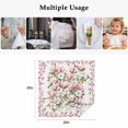thumbnail image 5 of Spring Floral Cloth Napkins, Retro Pink Orchid Flowers Leaves Botanical Washable and Reusable Dinner Napkins Set of 6, Table Napkin for Kitchen Party Birthday Wedding Hotel Housewarming 20"x20", 5 of 9