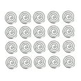 thumbnail image 4 of Masteelf 20 Pcs Place Ring Table Size Clip Table Number Holder Baby 3.4*3.4cm Silver, 4 of 8