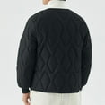 thumbnail image 4 of Wavsuf Men's Bomber Jacket Winter Jackets Lightweight for Men Coat Black Size 3XL, 4 of 9