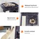 thumbnail image 4 of Cat Tree SYANDLVY pequeño para gatos de interior con rascador, 4 of 7