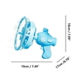 thumbnail image 3 of Summer Angel Wing Bubble Blower Toy for Kids - Cartoon Automatic Bubble Fan with Large Wind Output, Cute Submarine Design Bubble Maker for Outdoor Fun & Parties, 3 of 8
