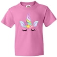 thumbnail image 3 of Inktastic Unicorn Face Youth T-Shirt, 3 of 5