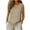 Khaki, variant on SHTXOZHI Womens Linen Tank Tops Wide Strap V Neck Loose Tanks Summer Beach Vacation Sleeveless Tops with Pocket
