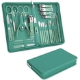 thumbnail image 2 of Manicure Set Personal Care, Nail Clipper Kit, Professional Nail Clipper Pedicure Set, Nail Tools with Luxurious Travel Case, Gifts for Men Women Family Friend, 31 Pieces (Green), 2 of 7
