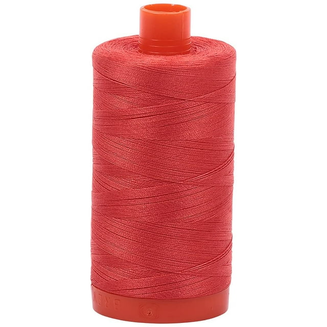 Superpunch Light Red Orange 100% Cotton Thread, 50wt, 1300 Meter Spool