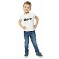 thumbnail image 2 of Boys Three Year Old Birthday Tshirts for Third Bday Party for 3 Year Old Toddler in Blue, 2 of 4