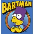 thumbnail image 2 of Men's The Simpsons Bartman  Pull Over Hoodie Royal Blue 2X Large, 2 of 4