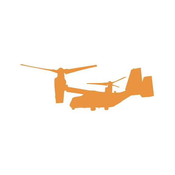 V-22 Osprey Sticker Decal Die Cut - Self Adhesive Vinyl - Weatherproof - Made in USA - Many Color and Sizes - stol vtol vertical takeoff tiltrotor v22