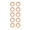 thumbnail image 2 of Copper Oil Drain Plug Washer, Secure Fit M12 Copper Flat Washers 10PCS  for Oil Change, 2 of 7