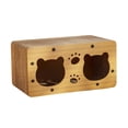 thumbnail image 3 of Milaget Cardboard Cat House Castle Exercising and Playing Kitty Condo for Home Decor single layer, 3 of 9