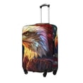 thumbnail image 2 of Cauagu Geometric American Bald Eagle Print Travel Luggage Cover,Travel Dust-proof Suitcase Cover Softside Suitcase Protector for 18-32inch,Not Included Suitcase, 2 of 8