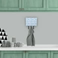 thumbnail image 4 of Carolines Treasures BB7487TH68 Winter Snowflakes on White Leash or Key Holder Triple Hook multicolor, 4 of 4