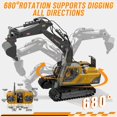thumbnail image 4 of Excavadora RC Kolegend 3 en 1 con control remoto de 14 canales, 4 of 8