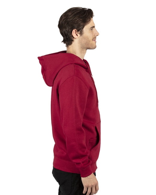 Unisex Ultimate Fleece Full-Zip Hooded Sweatshirt - BURGUNDY - XS