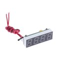 thumbnail image 4 of Coche LCD digital Voltímetro Tipo de reloj electróco Termómetro Azul Macarena Módulo de voltímetro digital de coche, 4 of 7