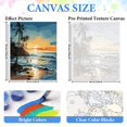 thumbnail image 3 of Kit de pintura por números PRASIO Framed Beach 41x51 cm, 3 of 7
